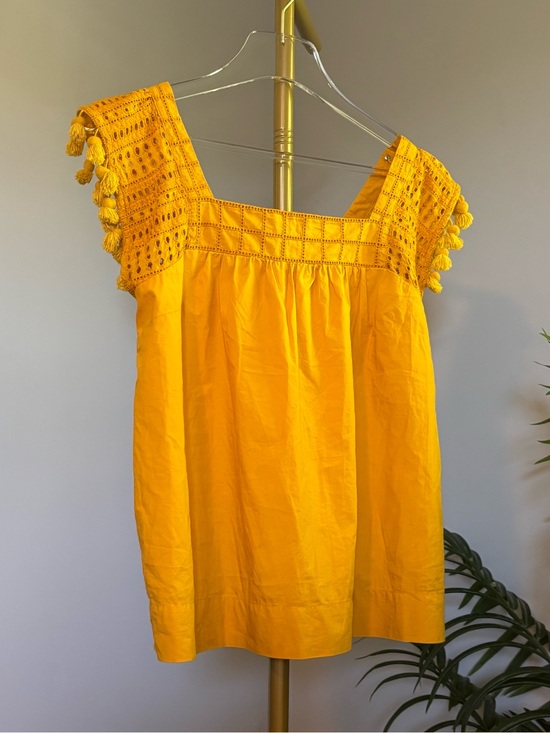 J. Crew Tops - J. Crew Yellow Cotton Shirt